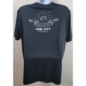 Black Fuel City Diligamus Nos Tacos Graphic Shirt Large New Without Tags Soft